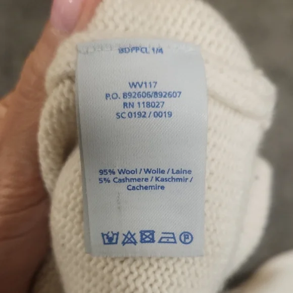 Boden Women's White and Red Patterned Crewneck Sweater - Picture 3 of 3